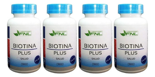 Biotina Plus Fnl Pack 4 Frascos Para 8 Meses Dietafitness