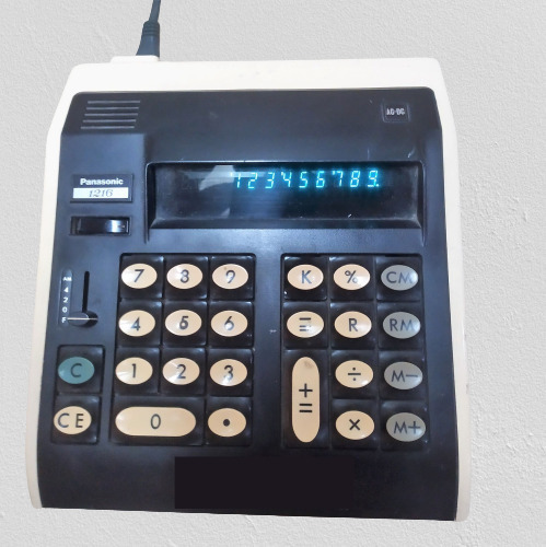 Sumadora Calculadora Electrónica - Escritorio Panasonic 1216