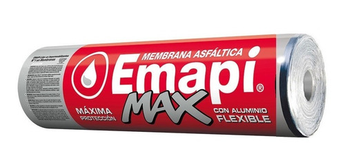 Membrana Asfaltica Aluminio Emapi Max Flexible 15kg W200