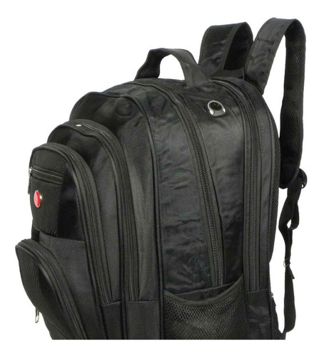 Mochila Escolar Capa De Chuva Cabe Note 15,6 Reforçada