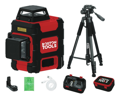 Nivel Laser Autonivelante Verde Boston Tools 45mts + Tripode