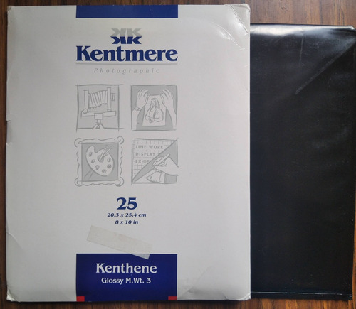 Papel Para Revelar Fotos Kentmere Kenthene Glossy M.wt. 3