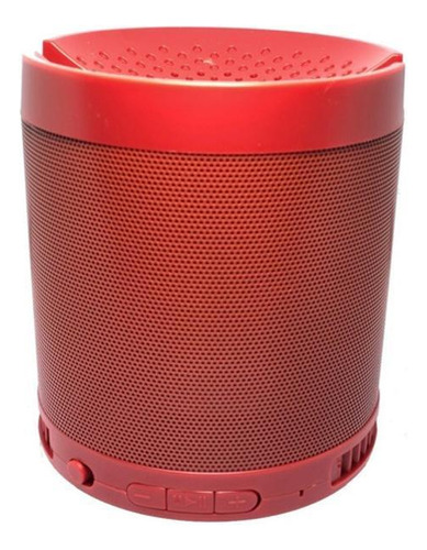 Caixa De Som Q3 Bluetooth Wireles Mp3 Usb Com Rádio Vermelho