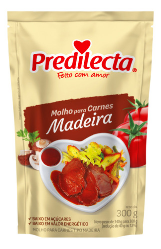 Molho Madeira para Carne Predilecta sem glúten em sachê 300 g