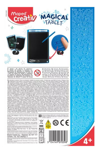Tablet Pizarra Magica Maped Creativ Magical Lcd Borrable