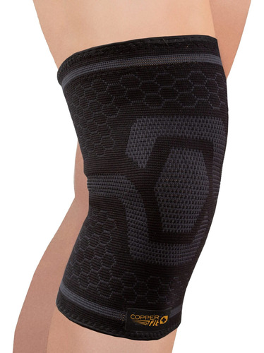 Copper Fit Manga De Compresin De Rodilla Ice Con Mentol, Neg