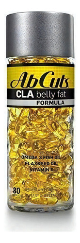 Ab Cuts 80 Cápsulas De Gel Con Fórmula Cla Vitamina E Omega Sabor Sin Sabor