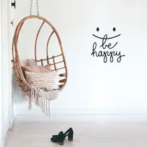 Comprar Vinilos Decorativos Frases Hogar He Happy Se Feliz
