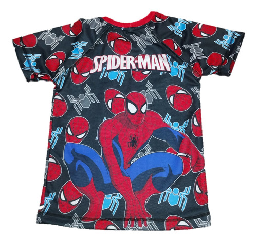Playera Y Short De Spiderman Y Sus Aventuras Ligero Y Fresco