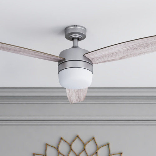 Ventilador De Techo Smart Prominence Home 52'' Cntrl Remoto Cantidad De Aspas 3 Estructura Pewter Diámetro 132 Cm Material De Las Aspas Madera