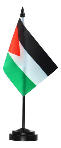 Bandera De Escritorio Anley 30 Cm De Altura - Palestina