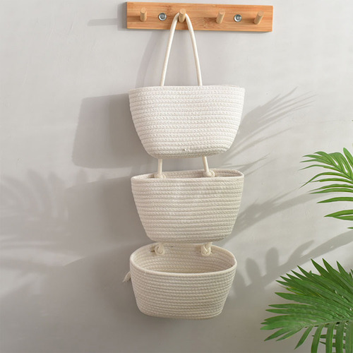 Cesta Colgante Decorativa Para Habitación, Cesta De Almacena