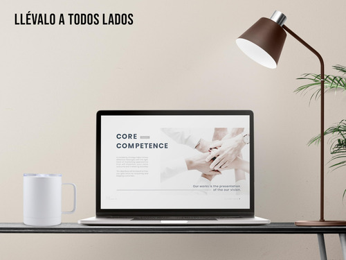 Termo De Acero Inoxidable 414 Ml Doble Capa, 10 Horas