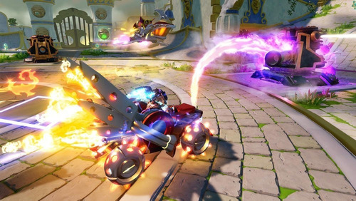 Skylanders Superchargers Vehiculo Shield Striker Nvo