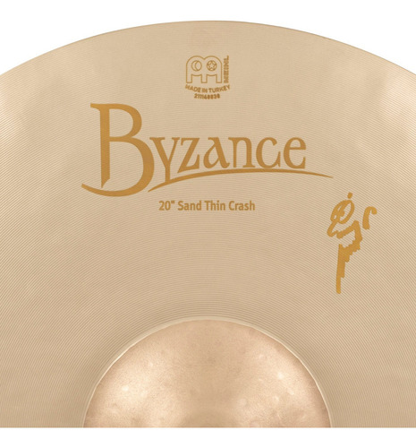 Meinl B20satc Crash Platillo De 20 Pulgadas Byzance Batería Color Dorado