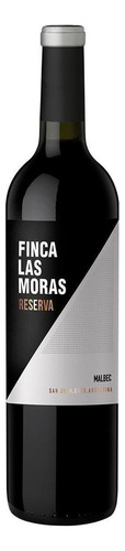 Pack De 6 Vino Tinto Finca Las Moras Reserva Malbec 750 Ml
