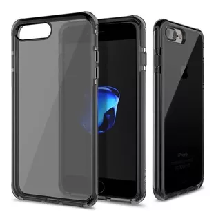 Case Rock Guard Para iPhone 7 Plus / 8 Plus Smokey Black