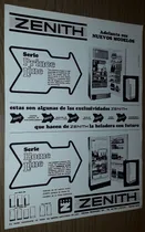Comprar P254 Clipping Publicidad Heladeras Zenith Año 1968