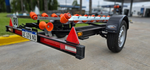 Trailer Nautico Para Moto Triplaza Homologado Patentable