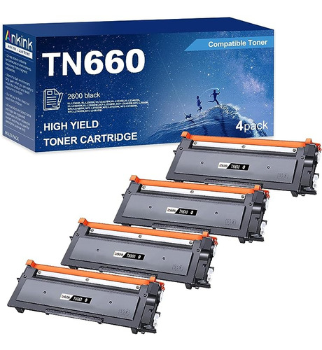 Toner Negro Rendimiento Tn660 Tn630 Para Tn 660 630 Para Usa