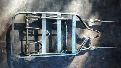 Porta Paquetes Para Bicicleta De Planchuela Cromada