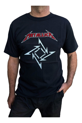 Remera De Metallica Logo