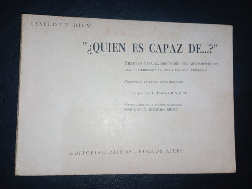 Libro Quién Es Capaz De Liselott Diem