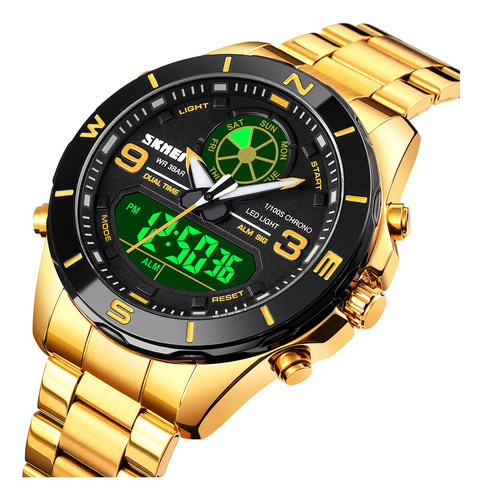 Reloj De Pulsera Dual Para Hombre Skmei 1839gd