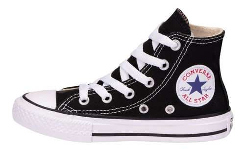 Tenis Converse Chuck Taylor Color Negro Para Niños Unisex 