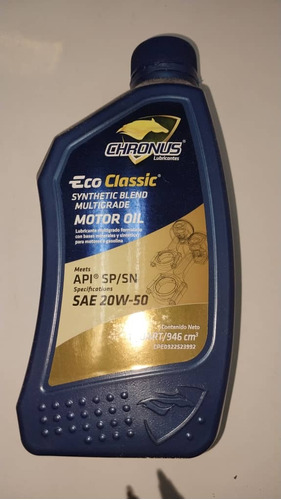 Aceite Semisintetico Chronus Sae 20w50 0,946 Litro