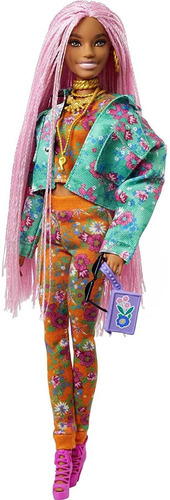 Barbie Muñeca Extra #10 En Juego De Chaqueta Y Jogger, Nueva