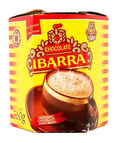 Chocolate Ibarra de Mesa Tablilla 360g