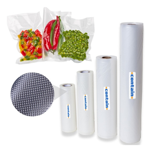 1 Rollo De Vacío Gofrado Fresh Oster O Foodsaver 35x500 Cms