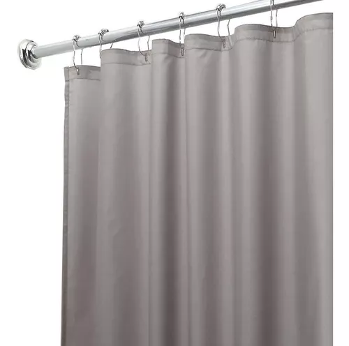 Cortina Para Baño Impermeable Con Ganchos, Antimoho 1.8x1.8m