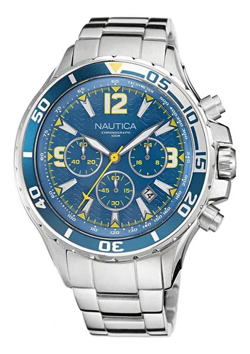 Reloj Para Hombre Nautica Napnss219 Napnss219 Plateado