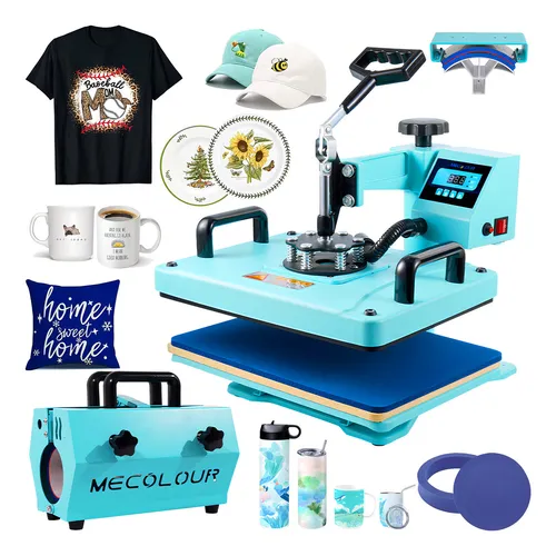 Máquina Sublimadora Mecolour 5 en 1 Semiautomática con Pantalla T...
