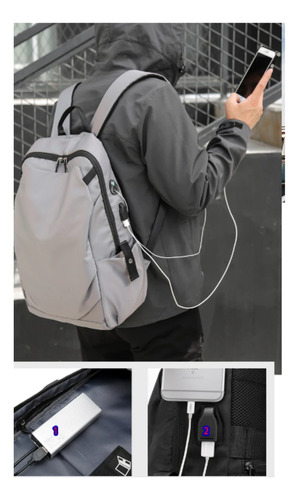 Mochila Escolar Urbana Juvenil Grande Usb Notebook
