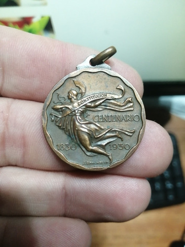 Medalla Del Centenario Uruguay Zorrilla De San Martín 
