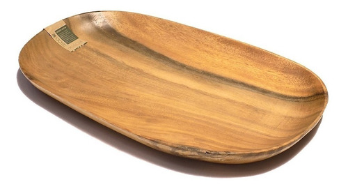 Bandeja Oval Madera 40*25*2.5cm