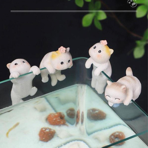 Garden Cat Statue Flower Pot Hugger Decoración De Estilo A