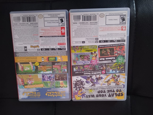 Juegos Nintendo Switch Pokemon Lets Go Pikachu Y Splatoon 2