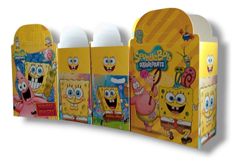 Bob Esponja Pack Para Fiestas 100 Cajas Dulcera Para Cumple