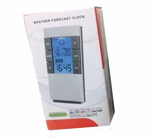 Relogio De Mesa Estação Meteorologica Temperatura Umidade