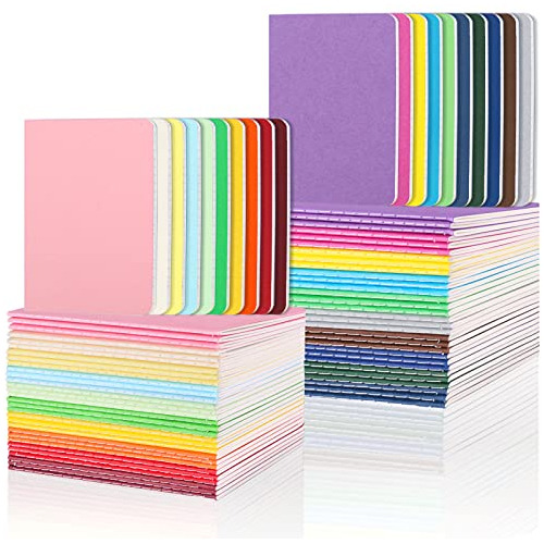 60 Cuadernos Pequeños, Cuadernos Mini Granel, Bloc De ...