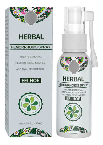 Spray Para Hemorroides A Base De Hierbas Naturales C, Aliv