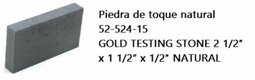 Piedra De Toque Natural Para Probar Oro Importada Pto Ordaz