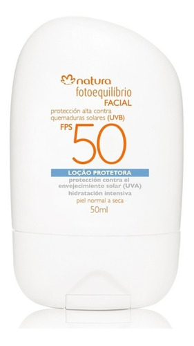 Bloqueador Fotoequilibrio Facial Fps 50 Natura Original 50ml