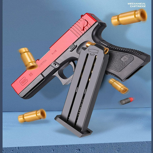 Glock 18 Juguete Bala Suave Simuladora Pistola Realista