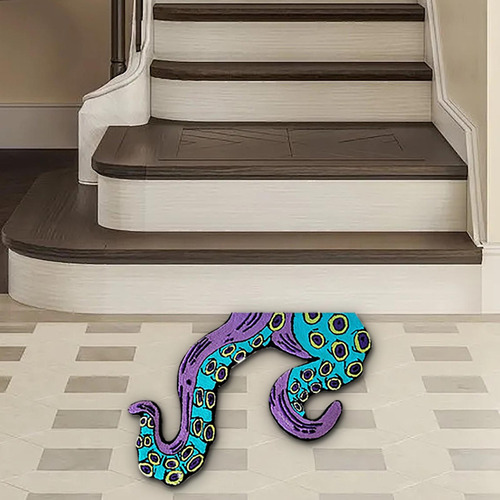Alfombra Decorativa De Tentáculos Para La Entrada Del Hogar,