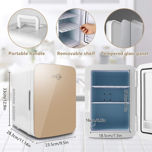 Mini Nevera Cenow Abt-e027 10l Portátil Para Cuidado De